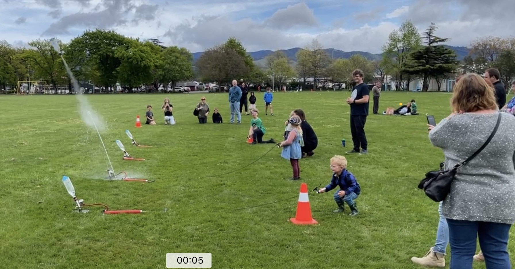 Water Rockets in Carrington Park