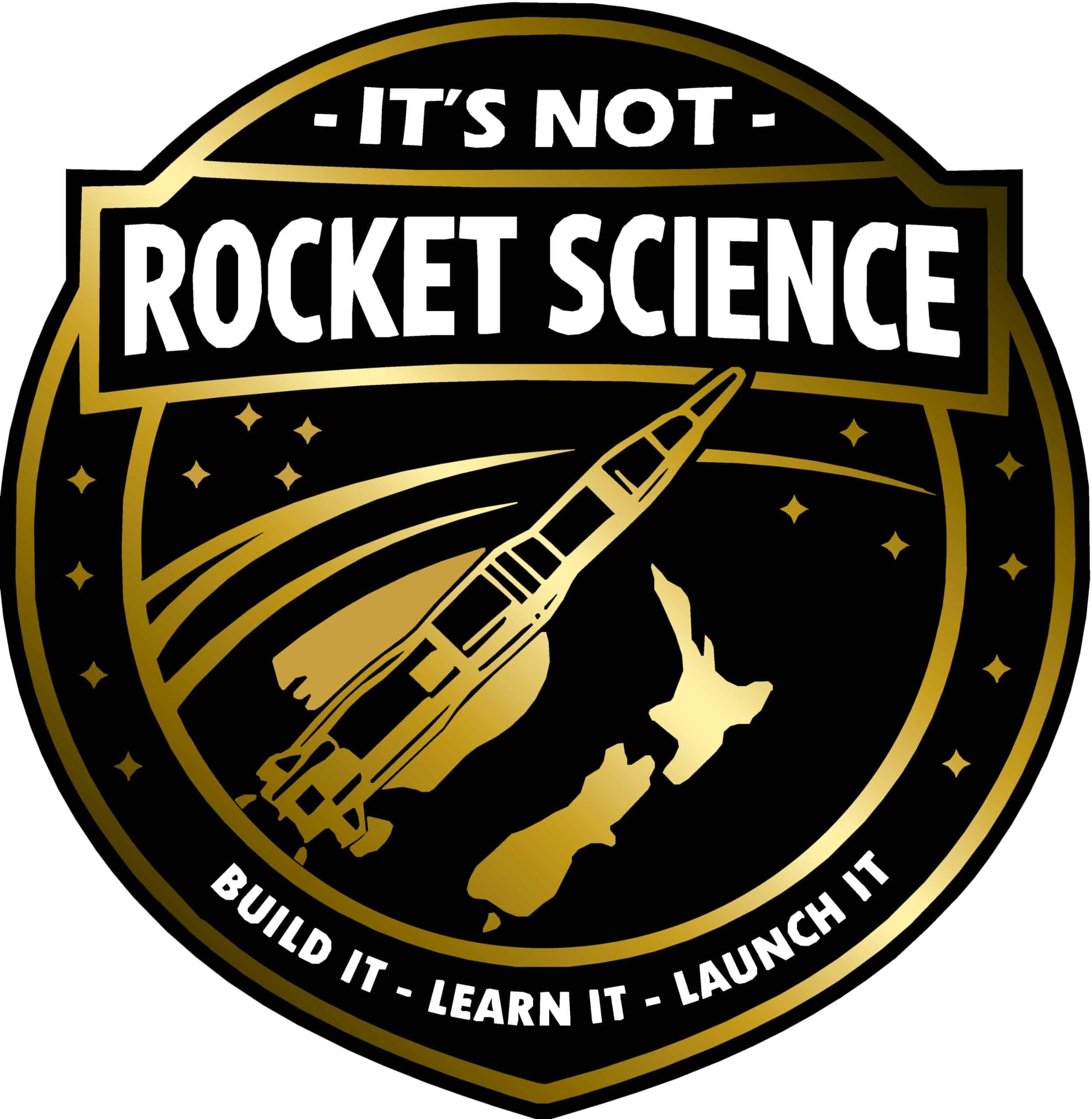 It's not rocket science logo colour